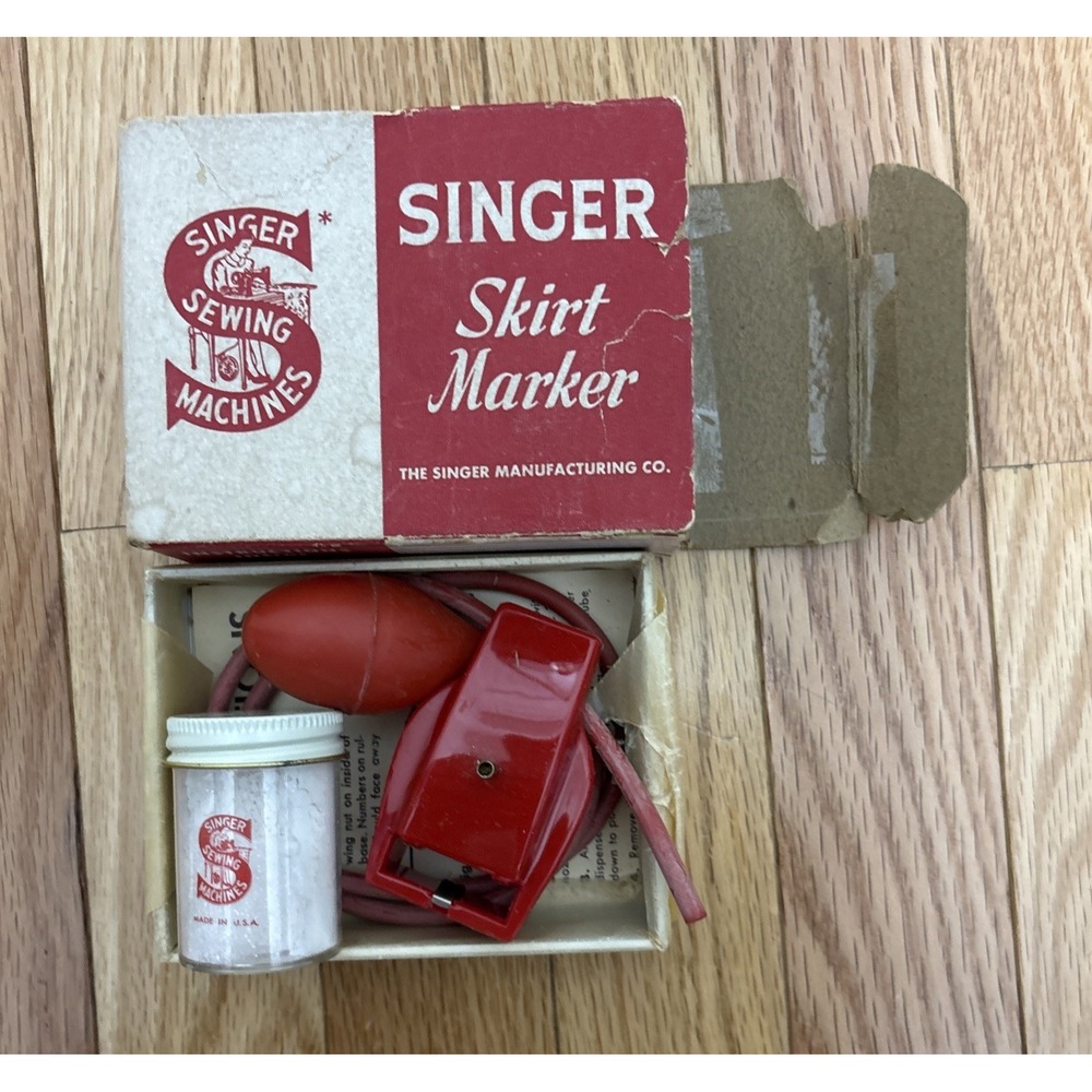 Vintage Singer Sewing Machine Skirt Market Fashion Style Tool